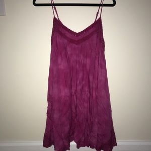 Billabong Tie dye pink wash dress